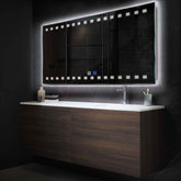 LED Spiegel Rechteckig | Touch-Schalter | Anti-Beschlag-Funktion | Neutralweißes Licht - Reyze Seria Minimal Model 6